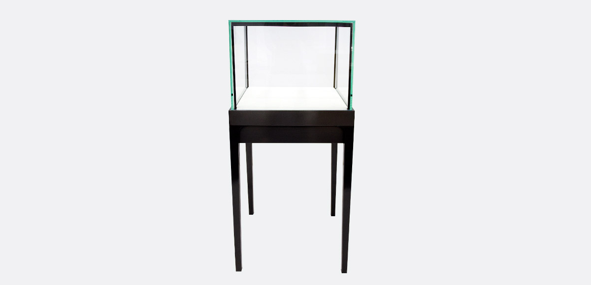 square watch and jewelry showcase cabinet