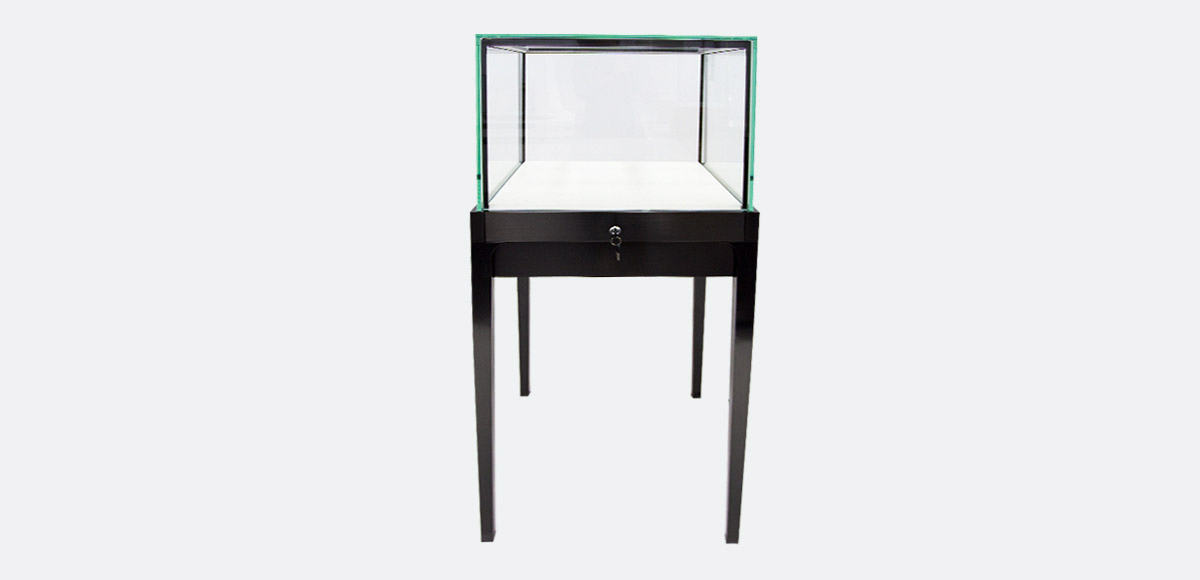 square watch and jewelry showcase cabinet