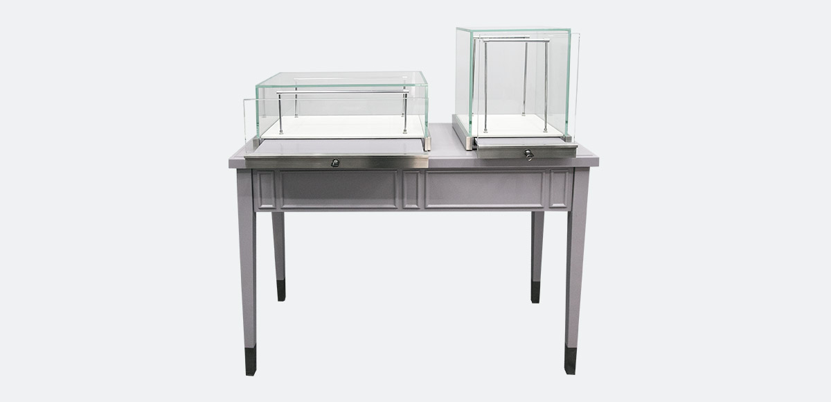 tabletop jewelry display cases