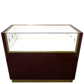 AMERICAN STYLE WOODEN Watch showcase WITH LIGHTS AND STORAGE