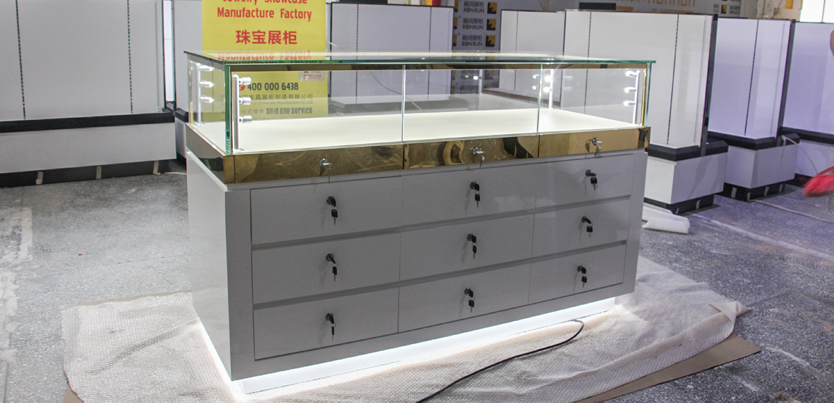 jewelry storage and display cabinet for luxury boutiques